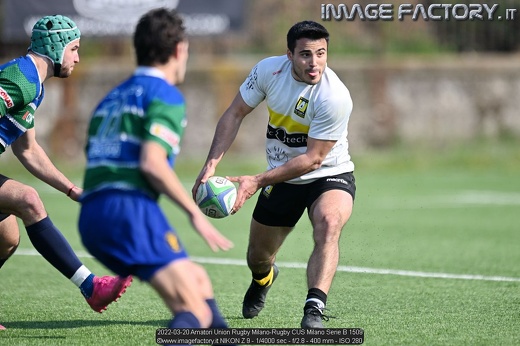 2022-03-20 Amatori Union Rugby Milano-Rugby CUS Milano Serie B 1509